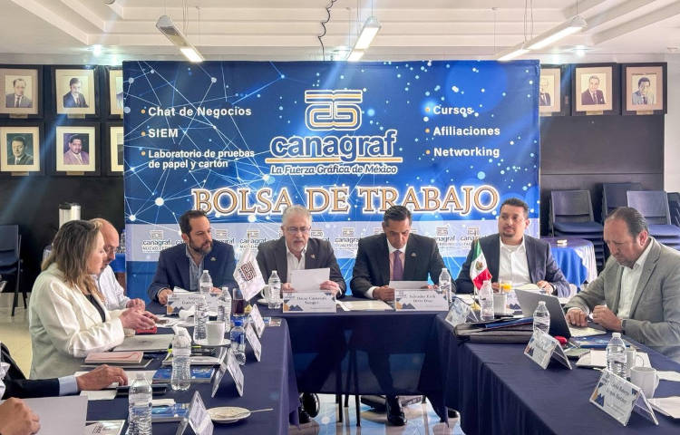 Afiliados CANAGRAF y empresarios de la Industria Gráfica de México