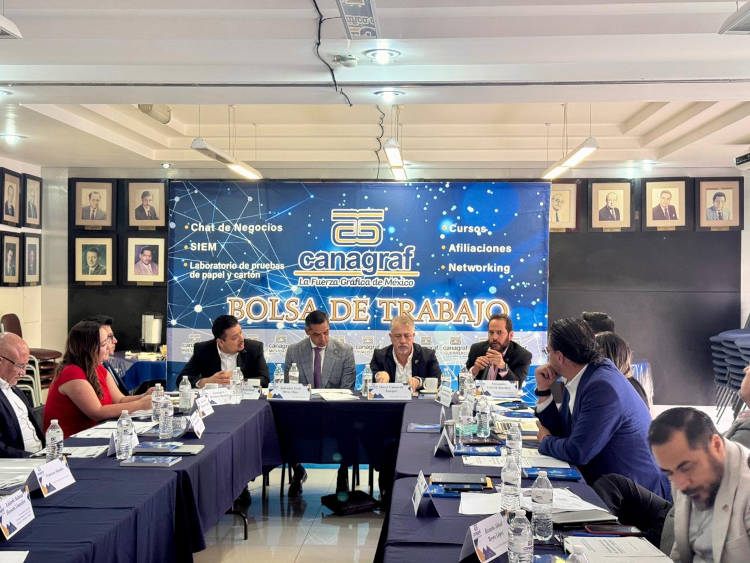 Afiliados CANAGRAF y empresarios de la Industria Gráfica de México